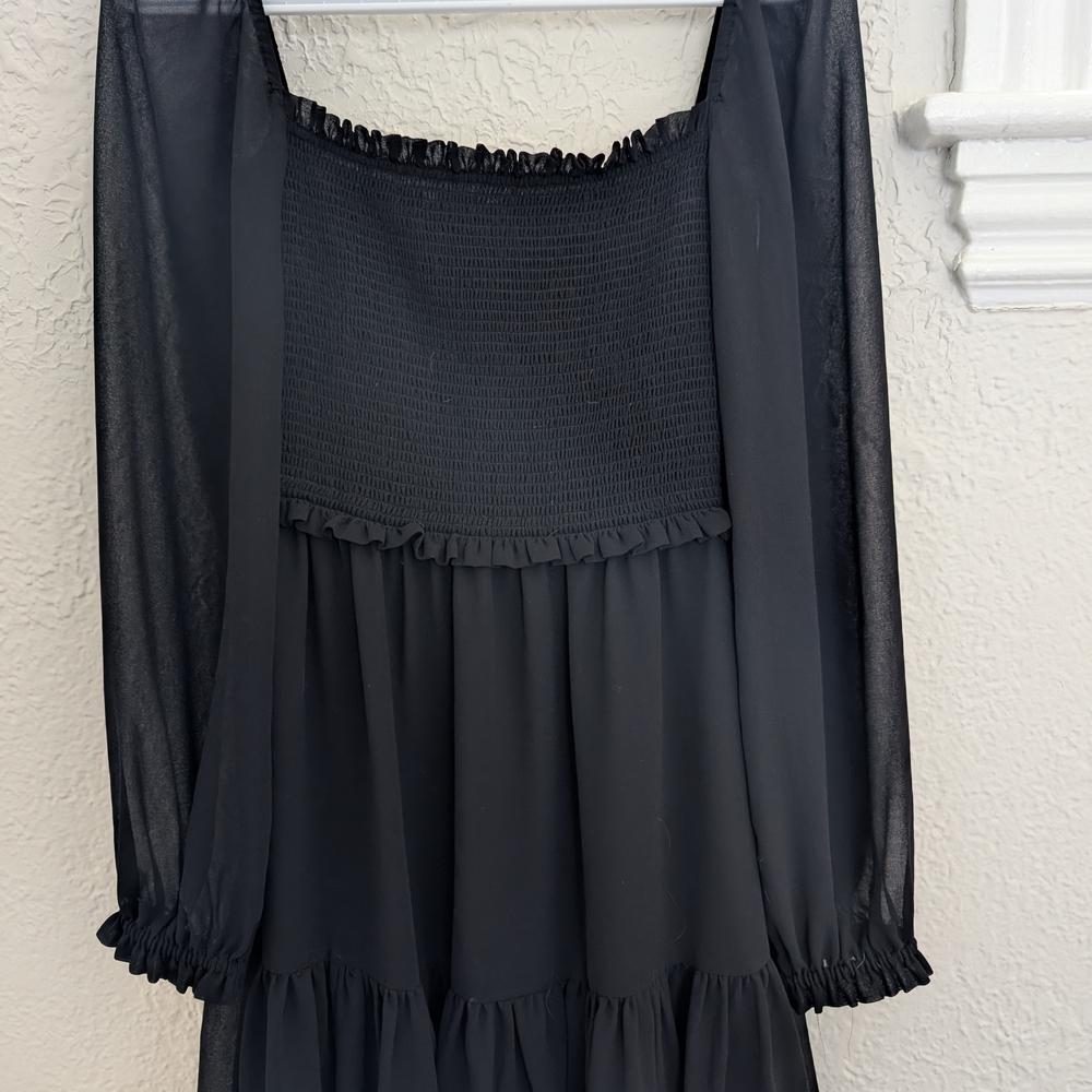 Elegant Black Off-Shoulder Dress